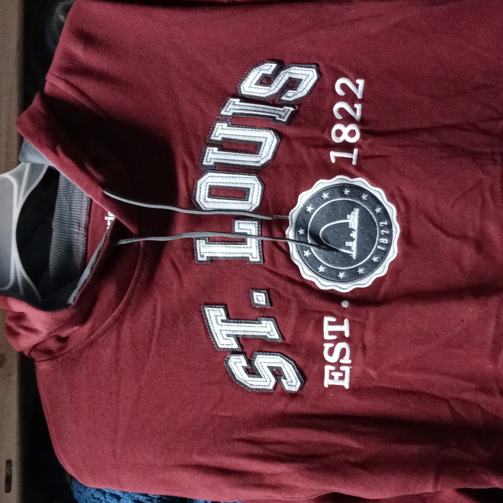 Hoodie St Louis logo embroidered